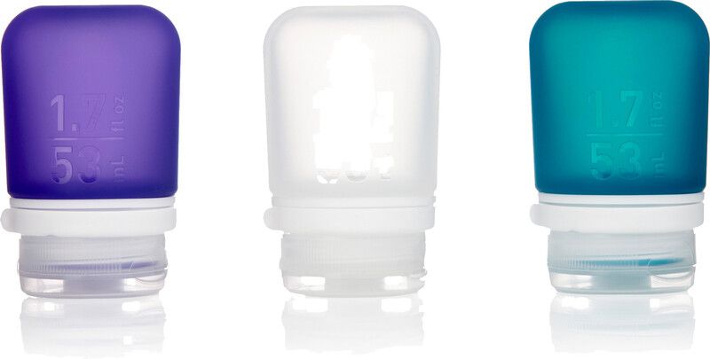 humangear GoToob 53ml 3-Pack - transparent/violett/turquoise
