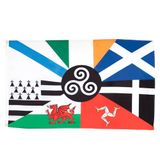 AZ FLAG Keltisch multi 90x60 cm Polyester 100D 2 Ringen