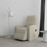MB HOME BASIC Leeslie, fauteuilbeschermer, crèmekleurig, eenheidsmaat