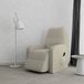 MB HOME BASIC Leeslie, fauteuilbeschermer, crèmekleurig, eenheidsmaat