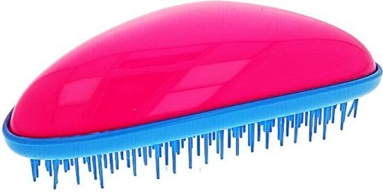 Ontwar Haarborstel Detangler Blauw Fuchsia
