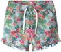 NAME IT NMFJUNNI SHORTS BOX PB Shorts Bermuda Coupe droite Coton Élasthanne Vert Bleu Enfants Printemps/Été
