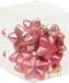 Merkloos / Sans marque Othmar Decorations Kerstornamenten - sterren - 24 stuks - bubblegum roze - 4 cm - glas