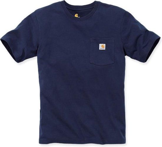 Carhartt 103296 Workwear Pocket T-Shirt - Relaxed Fit - Navy - XL