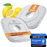 ALANBERG Microvezel Vervangingspads – 2-Pack – Voor Gen1 & Gen2 Dweilsysteem