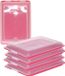 TOYMA Vleeswarendoos - 5x - Roze - Kunststof - 24,5 x 17 x 4 cm