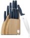BerlingerHaus Set de couteaux dans un support, 10 pièces, Acier inoxydable, Bambou