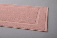 The Linen Room Tapis de Bain - 50 x 70 cm - Lot de 2 - 100% Coton - 850 GSM Double Fil 20/2 Fils - OEKO-TEX® - Extra épais & Hautement Absorbant (Vieux Rose)