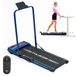 Thunder tapis de course VIVA-BLUE, 102x40 cm, 8 km/h, FitShow LED, Bluetooth, pliable