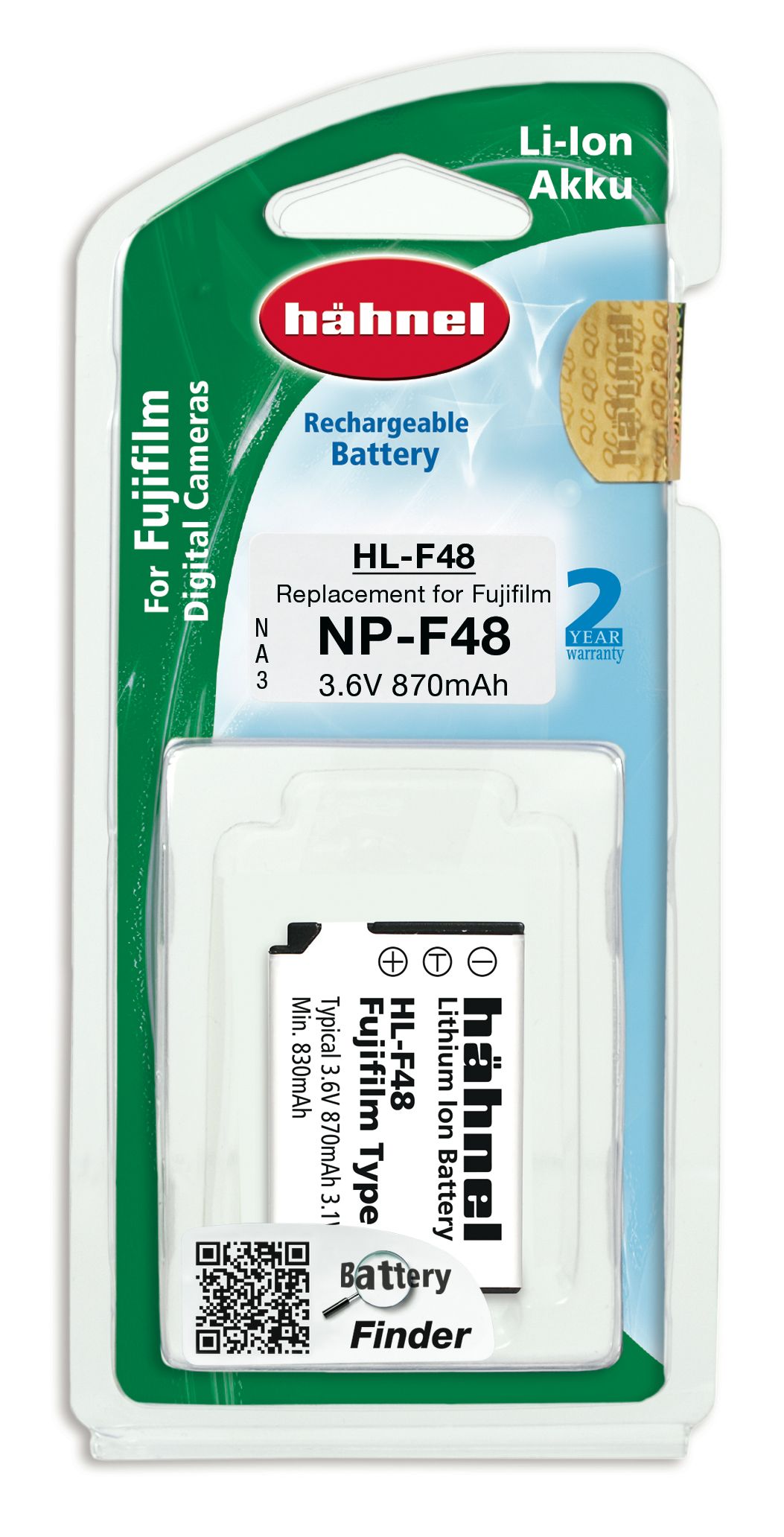 Hähnel HL-F48 - Batterij voor camera/camcorder