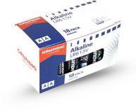 Grundig AA Alkaline Batterijen LR6 1.5V - Set Van 18 Stuks - 2100mAh Capaciteit