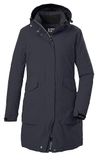 killtec Damen Funktionsparka dames Parka/jas waterdicht met afritsbare capuchon