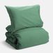 Bianca Cotton Soft Effen Dyed Jade beddengoed 240 x 200 + 20 + 60 x 70 (2)