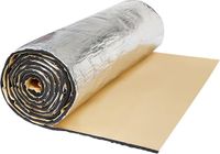 Merkloos Auto Isolatiemat - Warmte Isolatie - Geluidsdemping Motor - Zelfklevend katoen aluminium - 200x100 cm
