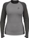 ODLO NATURAL PERFORMANCE PW 150 Manches Longues Col Rond Femme - Gris Mélangé - Gris Foncé Mélangé - Taille M