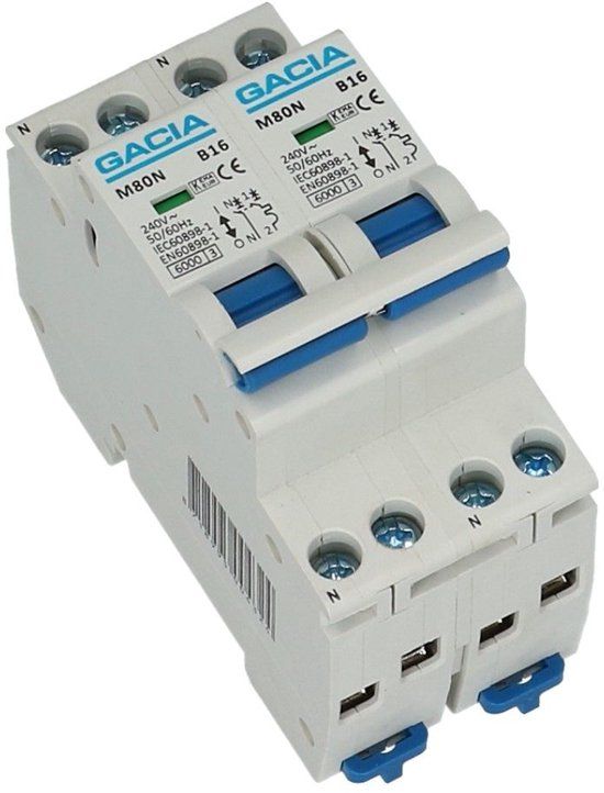Enzo Gacia installatieautomaat Kookgroep 2P+2N B20 6KA