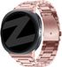 Bandz Stalen schakel band 'Classic' - Hoogwaardig RVS bandje geschikt voor Samsung Galaxy Watch 9 (40/44mm) / Watch 8 (40/44mm) / 8 Classic (46mm) - inclusief inkortset (roze)