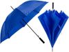 Merkloos / Sans marque Makito Western Europe Automatische XL size paraplu - 4x - donkerblauw - dia 130 cm - 85 cm lang - regen - polyester/metaal