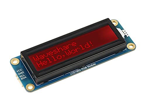 Waveshare 1602 LCD-display module - 16x2 - RGB - I2C - Raspberry Pi/Pi Pico/Jetson Nano/Arduino