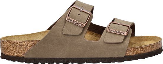 Birkenstock Arizona Slippers Heren - Donkerbruin - Maat 42 - Slides