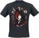 Funshirt Half Mask Geisha T-shirt Zwart XXL
