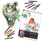Oxford Art tekenblok A3, 200 g/m², 25 vel