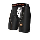 Shockdoctor Boy Bioflex Cup compressie hockeyshorts, zwart, medium