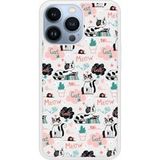 Miaou Bedrukt siliconen hoesje compatibel met iPhone 13 Pro