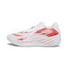 PUMA All-Pro NITRO Team basketbalschoenen, Rood/Wit, Maat 40,5