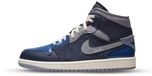 Nike Air Jordan 1 Mid SE Craft Herrenschuhe, Größe 40, Blau/Grau