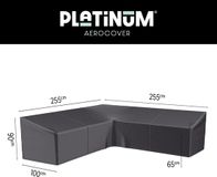 Platinum AeroCover Loungebankhoes L-vorm Antraciet 255x255x100xH65/90cm