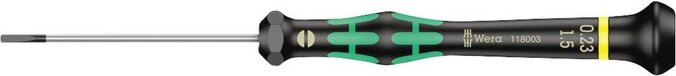 Wera 2035 Kraftform Micro Sleuf schroevendraaier - 1.5 mm - 60 mm