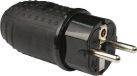 PROVENCE OUTILLAGE ZENITECH Waterdichte mannelijke stekker IP44 16A 2P + E zwart