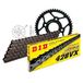 Kettingset DID Kettingset staal 428VX / 120 clipslot voor Yamaha SR SE 125 cc bj. 1992-2002