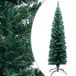 vidaXL Kunstkerstboom met standaard smal 150 cm PVC groen