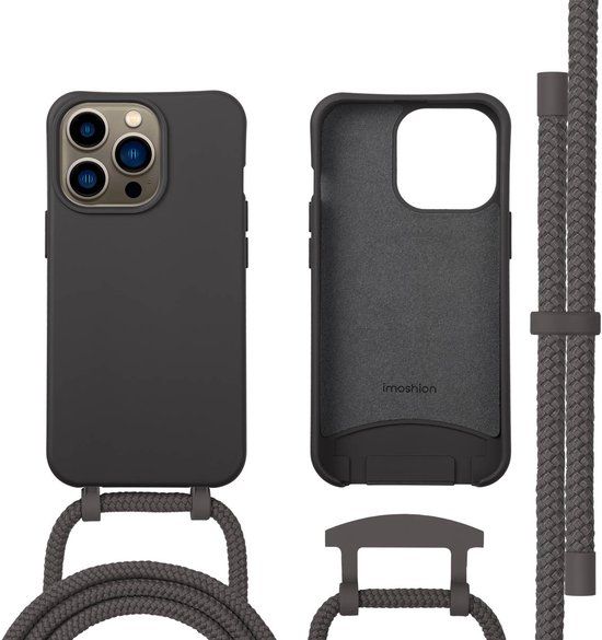 imoshion Color Backcover met afneembaar koord met MagSafe voor de Apple iPhone 13 Pro - Black Coffee