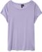 Vero Moda T-shirt Vmava Plain Ss Top Jrs Noos 10284468 Pastel Lilac Dames Maat - XL