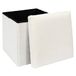 HOME DECO FACTORY, HD0276, Cotele Scott Beige Opvouwbare Ottomaanse kist
