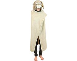4KidsOnly Noxxiez Fleece Deken Konijn Multi Colour 130x100 cm