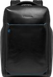 Piquadro Blue Square Backpack 2 Compartments 15,6" 18,5L Black