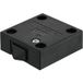 Häfele Interrupteur de porte 230 V avec bouton-poussoir universel, noir