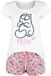 Simon's Cat Meow Pyjama wit-roze Katoen