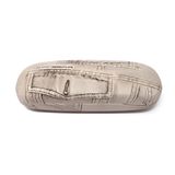 Concorde Brillenkoker Jeans - beige - universeel - hard kunststof - Hard Shell brillendoos