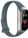 By Qubix - Siliconen bandje - Steengrijs - Geschikt voor Samsung Galaxy Fit