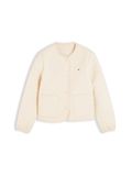 Tommy Hilfiger Dames Puffer Jas XXS Polyester Herfst/Winter 2026 Lichtbeige