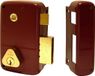 Cisa Oplegslot - Deurslot - 50210 45 mm Losse cilinder - Rechts - Rood amarant