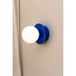 Globen Lighting Plafonnier Art déco, IP44, bleu/blanc