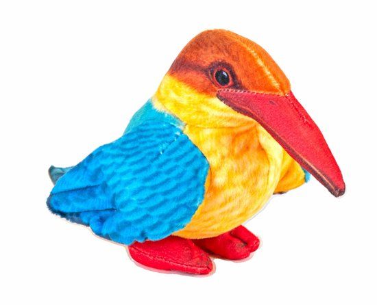 Wild Republic ijsvogel knuffel - 12 cm pluche