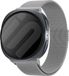Strap-it Milanese band - Milanees mesh bandje geschikt voor Samsung Galaxy Watch 9 (40/44mm) / Watch 8 (40/44mm) / 8 Classic (46mm) - zilver