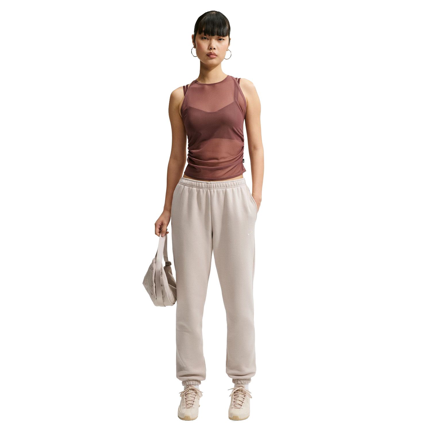 Nike Studio Fleece Mid Rise Standard Cuff Pant